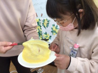 6年5組_学活_池田幸恵_お別れ会（クレープ作り）_13